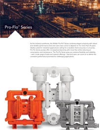Bombas de diafragma WILDEN modelo P1500 serie Pro-Flo® no metalica Pro Flo Series