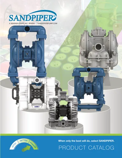 Bombas de diafragma Sandpiper modelo S05 metálica Catálogo