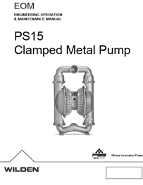 Bombas de diafragma WILDEN modelo PS15 y PS1500 metalicas PS15 Manual de Servicio